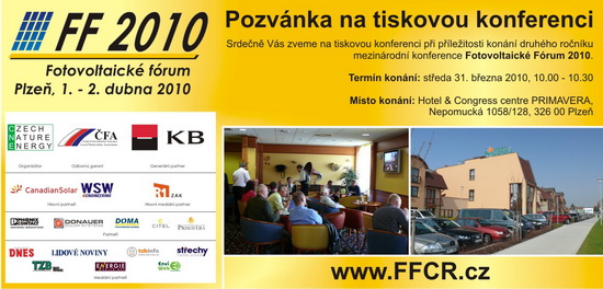 Pozvnka na tiskovou konferenci